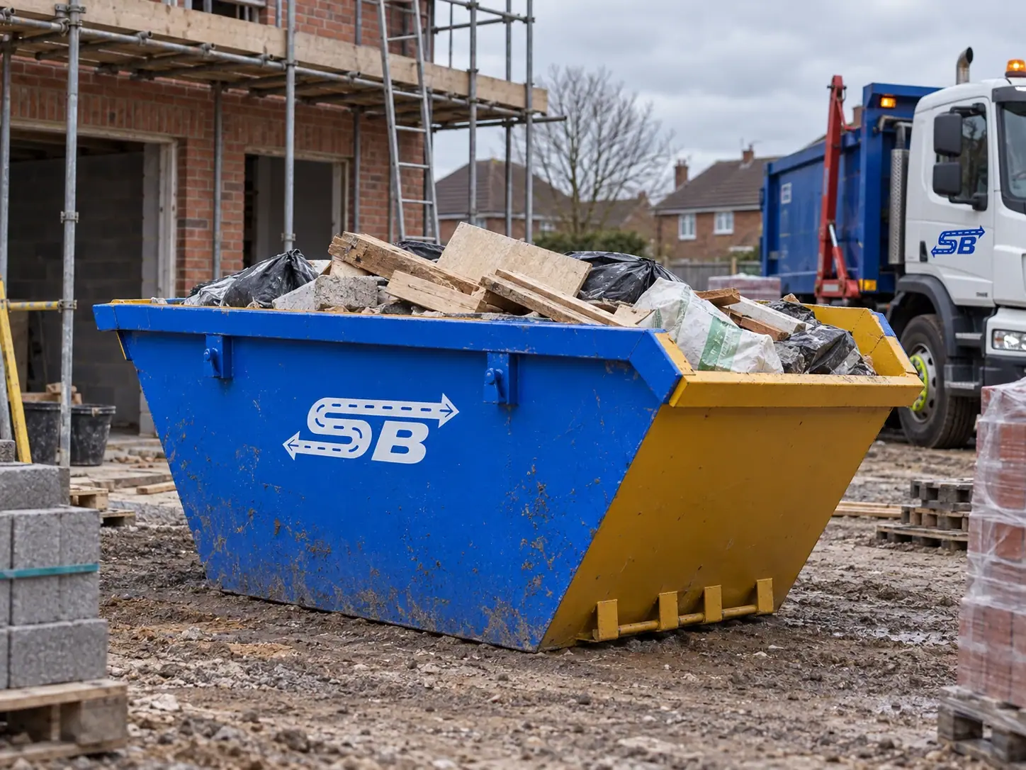 Builders Skip, 8, 12 & 14 cubic yards