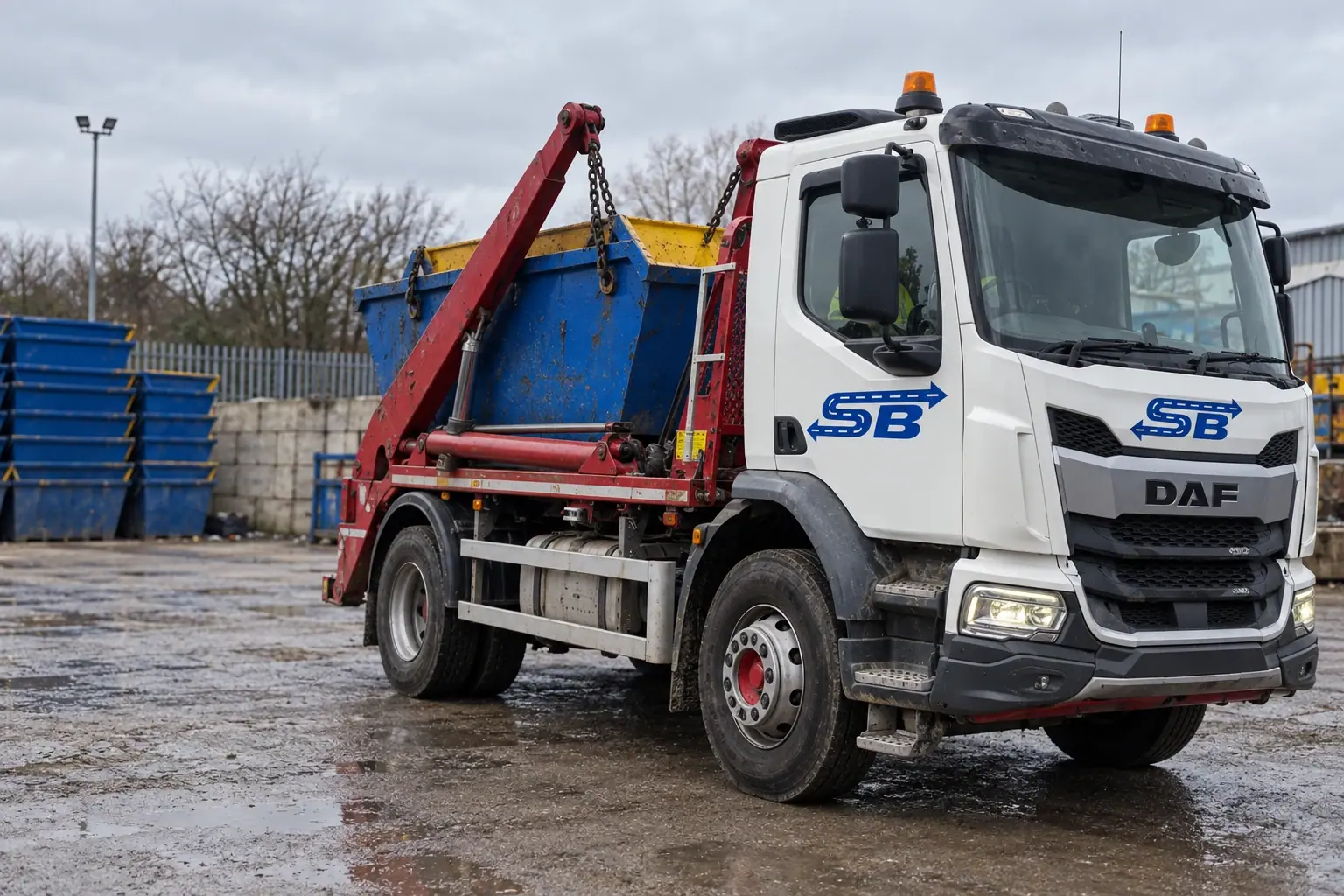 Skip Loader collection vehicle