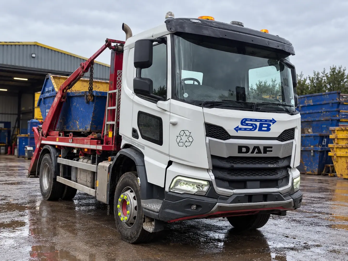 SB Waste skip lorry
